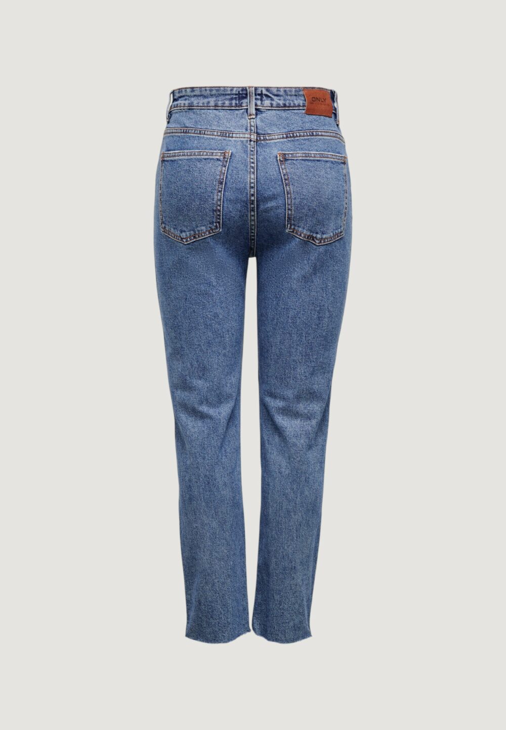 Jeans mom Only ONLEMILY HW ST RAW CR AN MAE05 NOOS Blue Denim Scuro - Foto 2