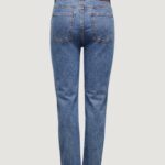 Jeans mom Only ONLEMILY HW ST RAW CR AN MAE05 NOOS Blue Denim Scuro - Foto 2