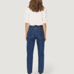 Jeans mom Only ONLEMILY HW ST RAW CR AN MAE05 NOOS Blue Denim Scuro - Foto 4