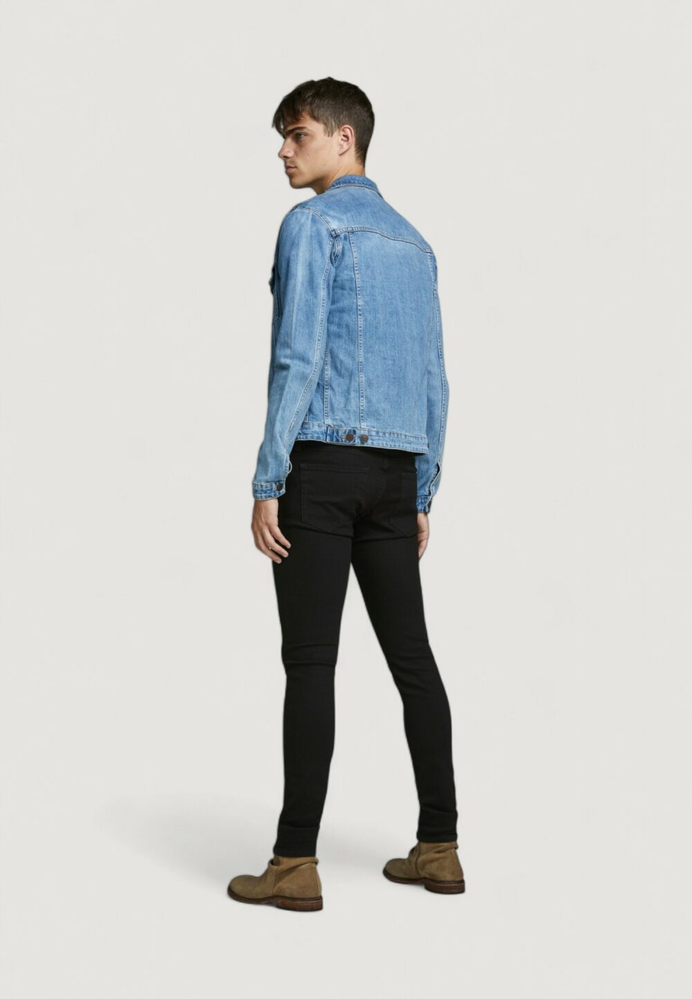 Jeans skinny Jack Jones JJILIAM JJORIGINAL GE 009 50SPS NOOS Nero - Foto 4