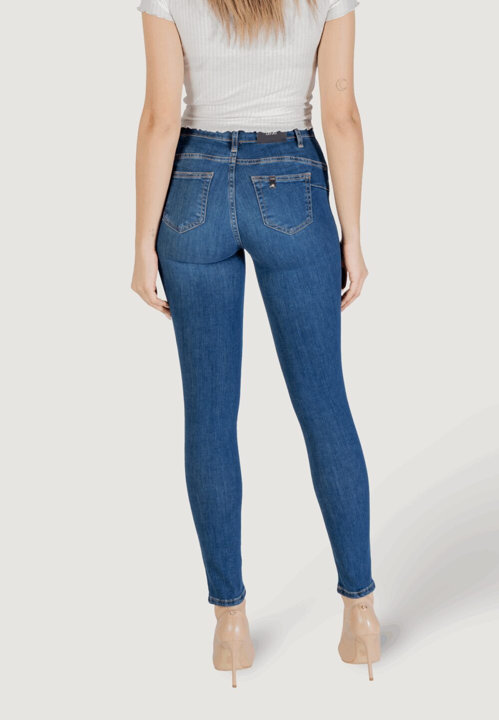 Jeans skinny Liu-Jo B.UP DIVINE H.W. Denim scuro - Foto 5