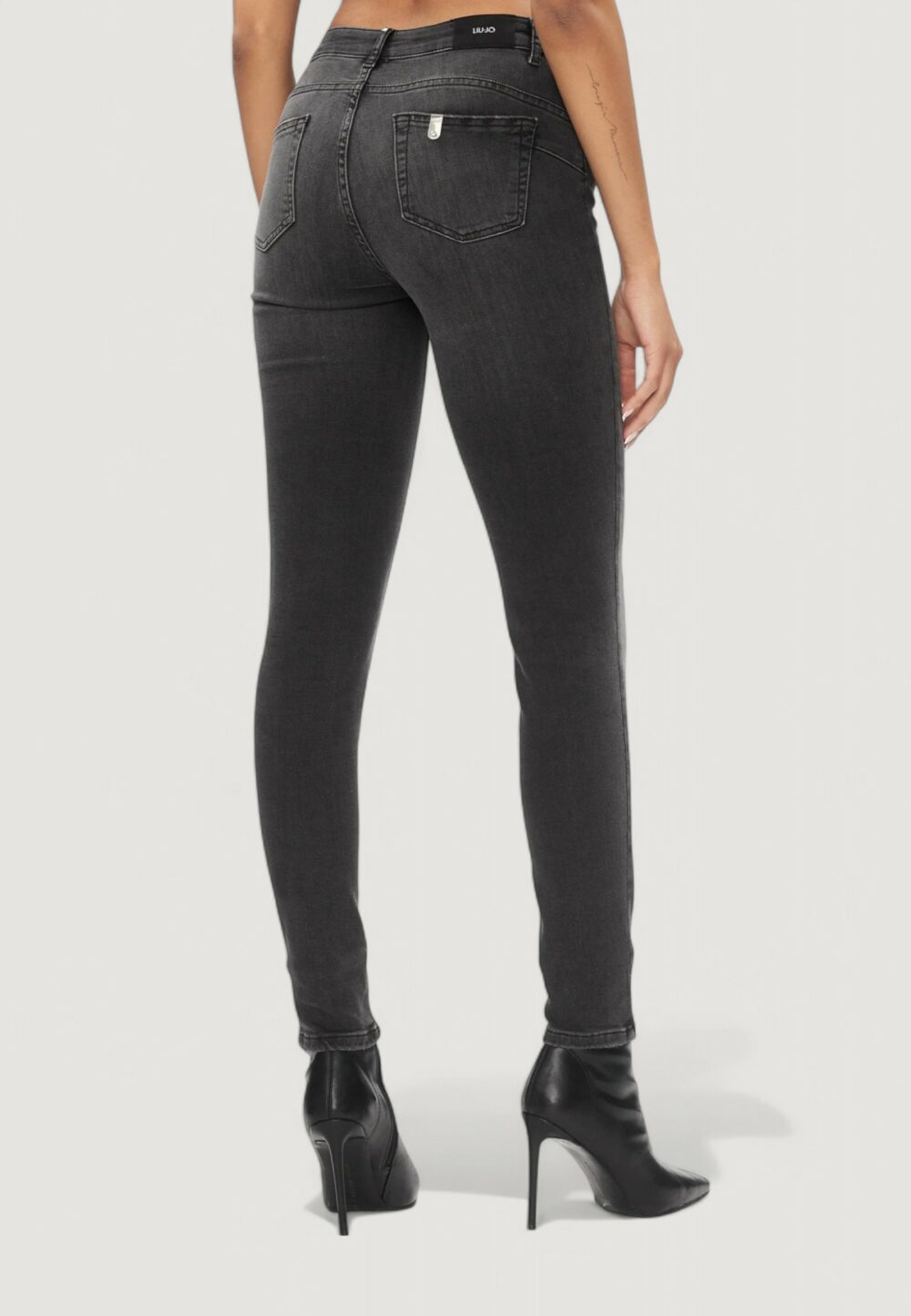 Jeans skinny Liu-Jo B.UP DIVINE H.W. Nero - Foto 2