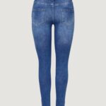 Jeans skinny Only ONLBLUSH MIDSK ANKRAW REA12187 NOOS Blue Denim - Foto 3