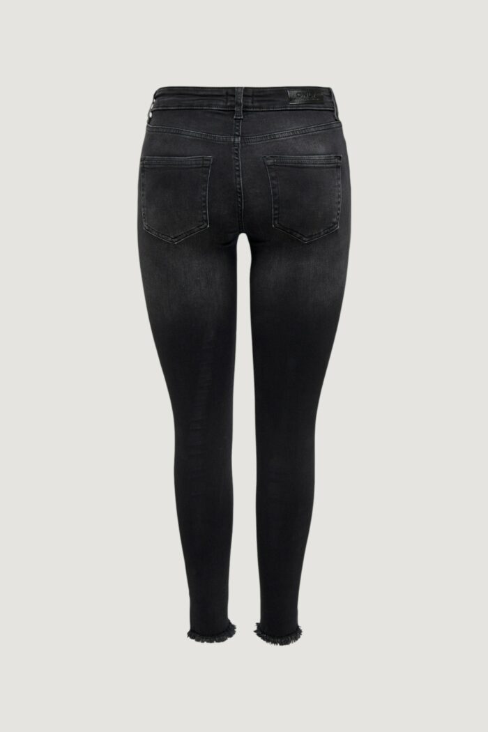 Jeans skinny Only BLUSH LIFE MID ANK RAW REA1099 NOOS Nero