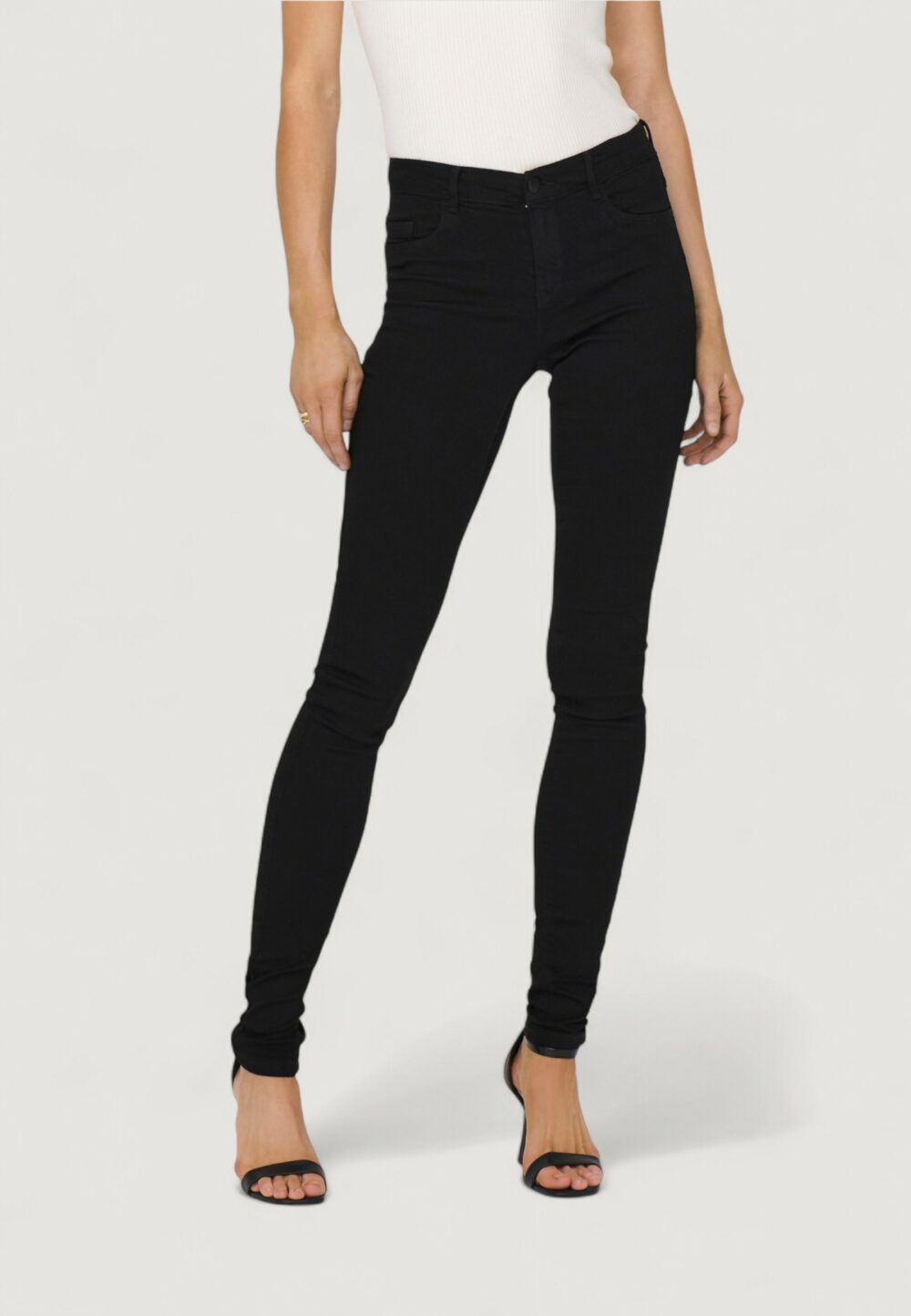Jeans skinny Only NOOS - ONLRAIN LIFE REG DNM NOOS Nero - Foto 1