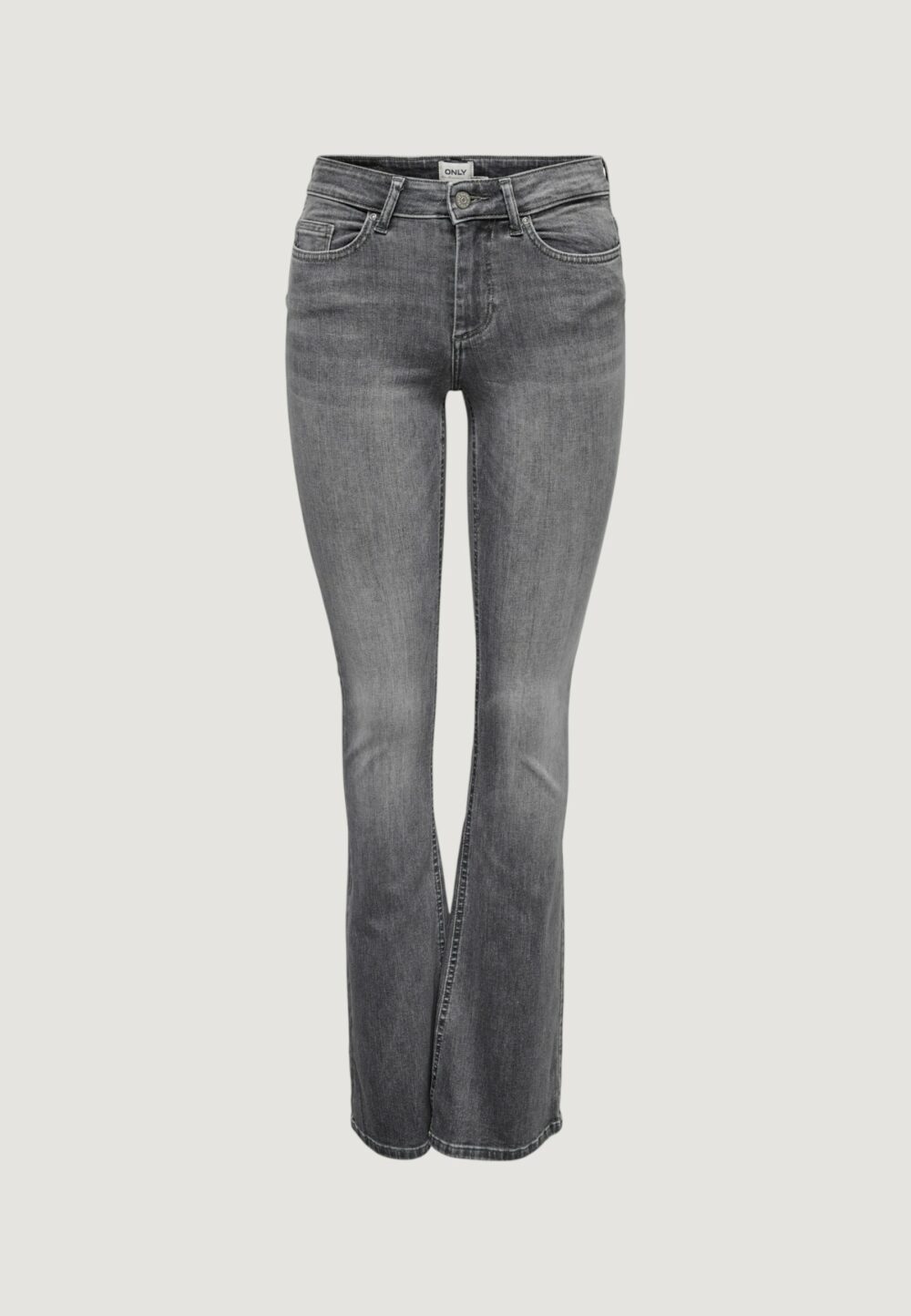 Jeans slim Only ONLBLUSH LIFE MID FLARED TAI0918 Grigio - Foto 2