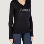 Maglia Guess LS VN KENZIE LOGO SWTR Nero - Foto 3