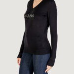 Maglia Guess LS VN KENZIE LOGO SWTR Nero - Foto 4