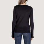 Maglia Guess LS VN KENZIE LOGO SWTR Nero - Foto 5