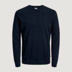 Maglia Jack Jones JJEBASIC KNIT V-NECK NOOS Blue scuro - Foto 1
