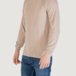 Maglione Guess DANIEL CN LS BASIC SWTR Beige chiaro - Foto 4