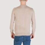 Maglione Guess DANIEL CN LS BASIC SWTR Beige chiaro - Foto 5