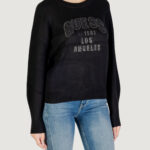 Maglione Guess LS CN LEIGHTON LOGO SWTR Nero - Foto 3