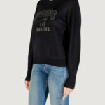 Maglione Guess LS CN LEIGHTON LOGO SWTR Nero - Foto 4