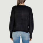 Maglione Guess LS CN LEIGHTON LOGO SWTR Nero - Foto 5