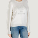 Maglione Guess LS CN LEIGHTON LOGO SWTR Panna - Foto 3