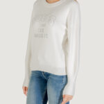 Maglione Guess LS CN LEIGHTON LOGO SWTR Panna - Foto 4