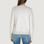 Maglione Guess LS CN LEIGHTON LOGO SWTR Panna - Foto 5