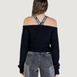 Maglione Karl Lagerfeld Jeans KLJ CUT-OUT SWEATER Nero - Foto 4