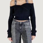 Maglione Karl Lagerfeld Jeans KLJ CUT-OUT SWEATER Nero - Foto 5
