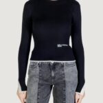 Maglione Karl Lagerfeld Jeans KLJ MOCK NECK SWEATER Nero - Foto 4
