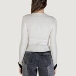 Maglione Karl Lagerfeld Jeans KLJ MOCK NECK SWEATER Panna - Foto 4