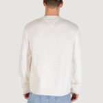 Maglione Tommy Hilfiger Jeans TJM REG MONOGRAM CNE Panna - Foto 4