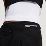 Pantaloni a palazzo Karl Lagerfeld Jeans KLJ TAILORED PANT Nero - Foto 2