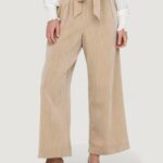Pantaloni a palazzo Only Onlmarsa Solid Paperbag Wvn Noos Beige - Foto 3