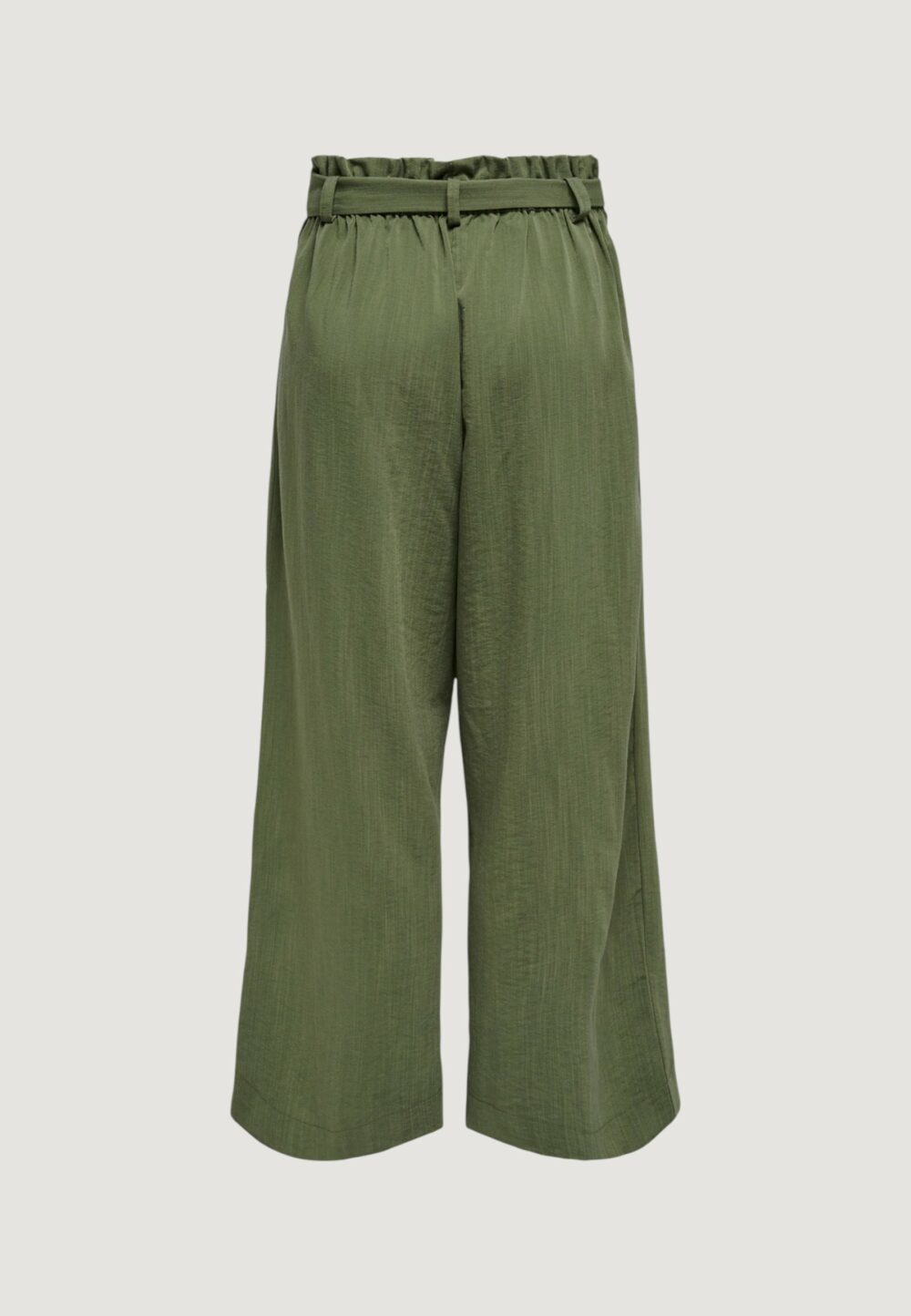 Pantaloni a palazzo Only Onlmarsa Solid Paperbag Wvn Noos Verde Oliva - Foto 4