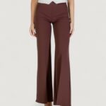 Pantaloni a palazzo Rinascimento  Cioccolato - Foto 1