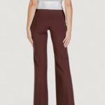 Pantaloni a palazzo Rinascimento  Cioccolato - Foto 4