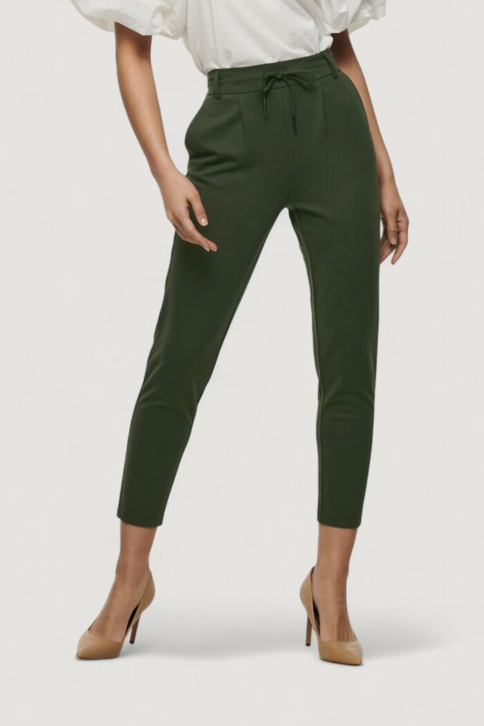 Pantaloni Only ONLPOPTRASH LIFE EASY COL NOOS Verde Scuro
