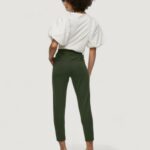 Pantaloni Only ONLPOPTRASH LIFE EASY COL NOOS Verde Scuro - Foto 2