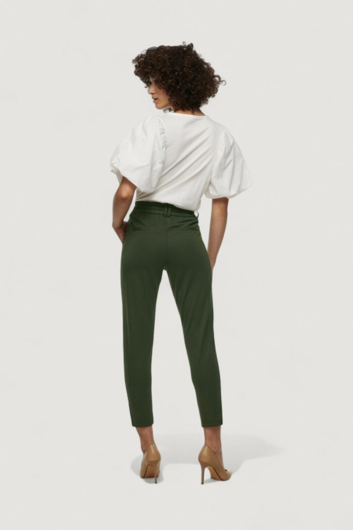 Pantaloni Only ONLPOPTRASH LIFE EASY COL NOOS Verde Scuro