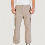 Pantaloni Calvin Klein Jeans SKNNY ELSTC RPSTP CR Terra - Fango - Foto 5
