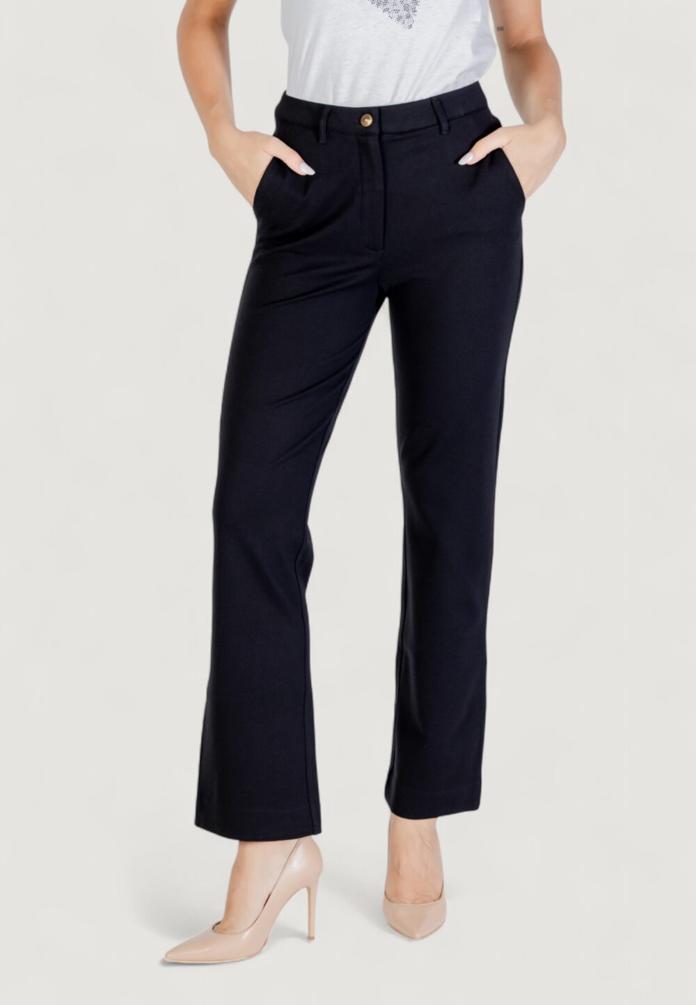 Pantaloni skinny Guess NEW ZOE PANT Nero - Foto 1