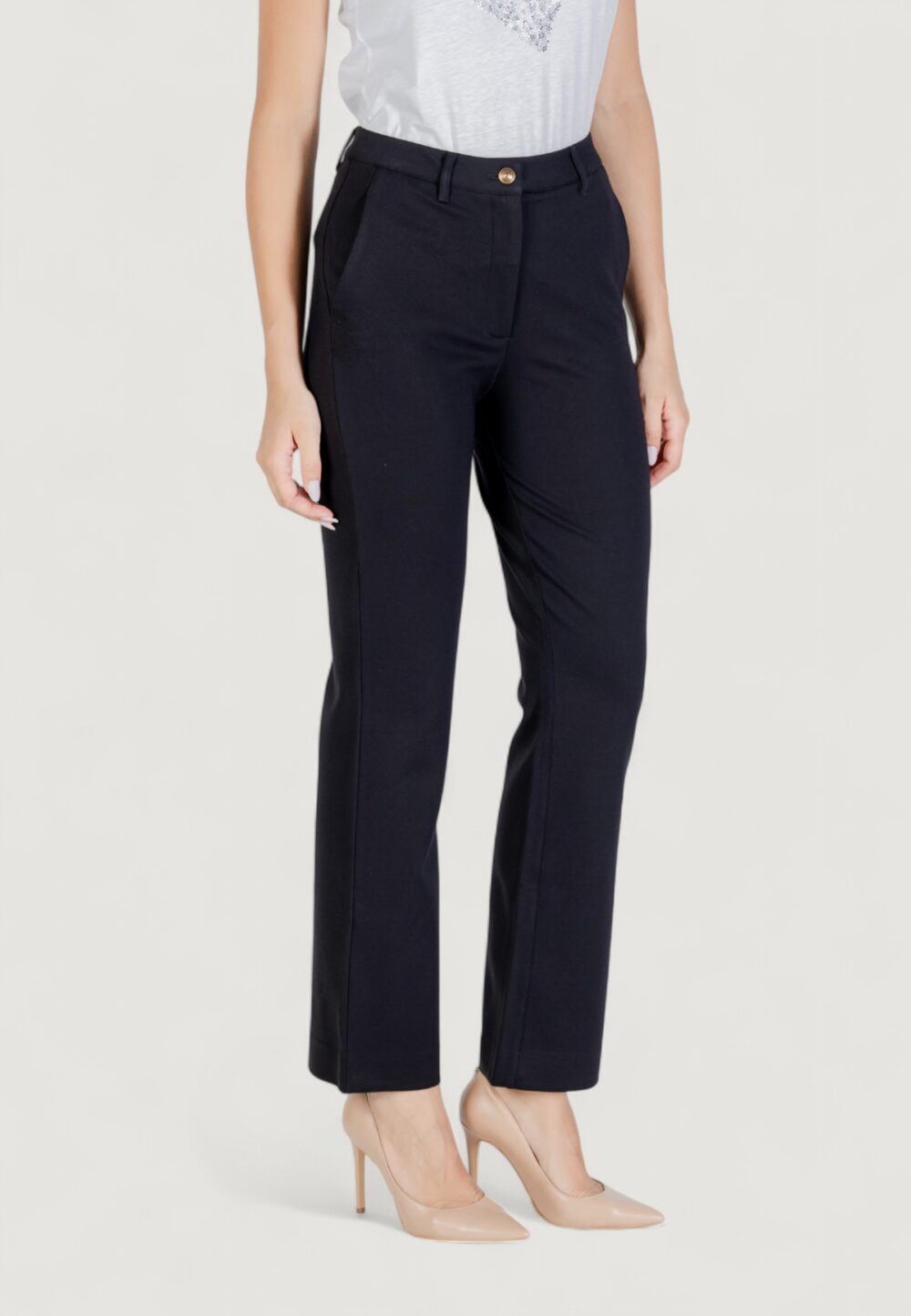 Pantaloni skinny Guess NEW ZOE PANT Nero - Foto 4
