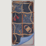 Pashmina Liu-Jo ECS METALWARE 90X180 Azzurro - Foto 3