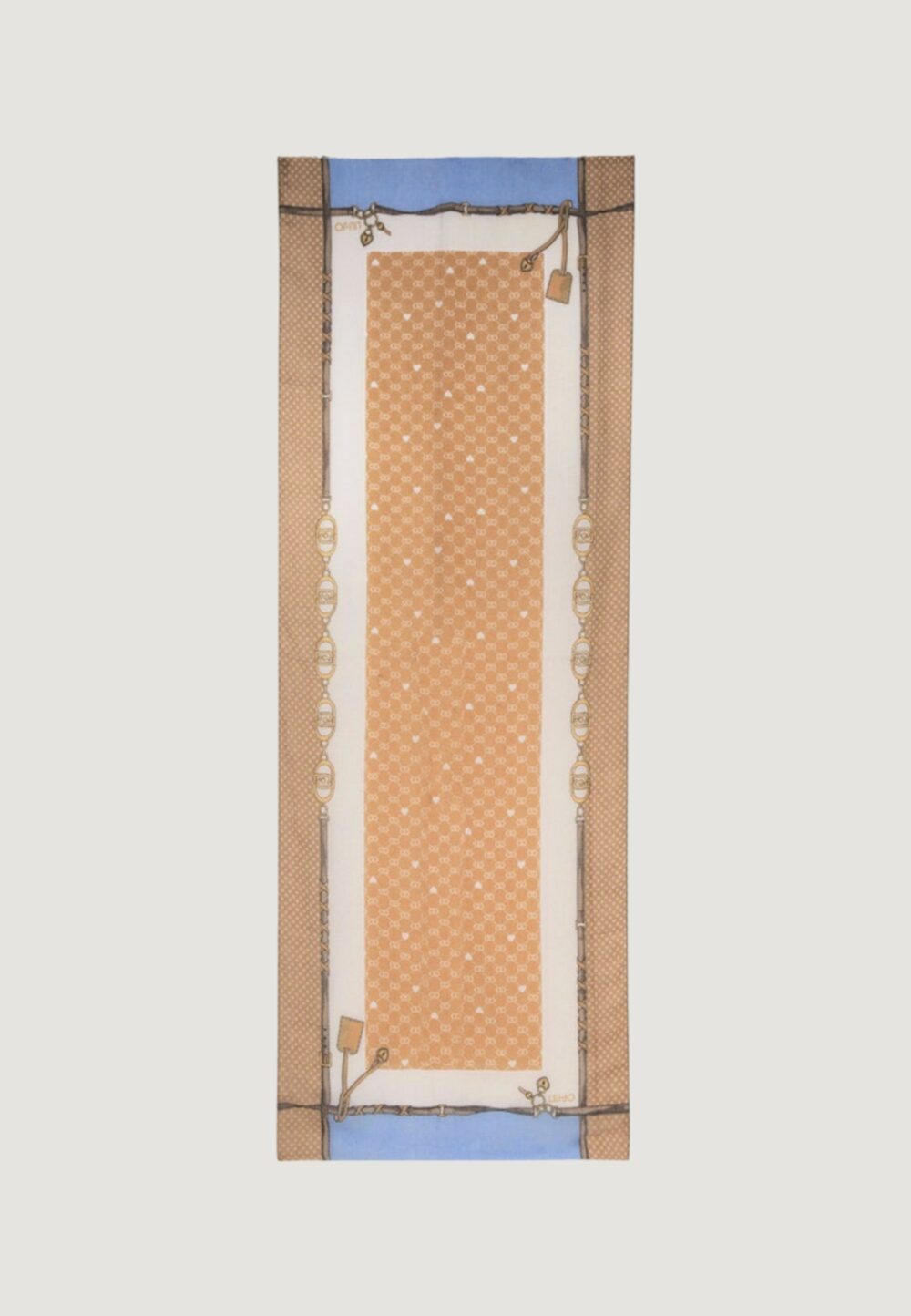 Pashmina Liu-Jo ECS S.VALENTINO 70X180 Beige scuro - Foto 2