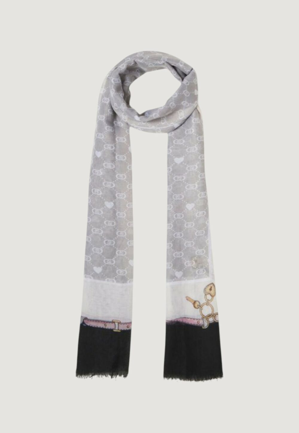 Pashmina Liu-Jo ECS S.VALENTINO 70X180 Nero - Foto 3