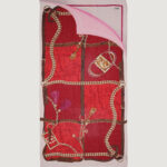 Pashmina Liu-Jo ECS METALWARE 90X180 Rosso - Foto 2