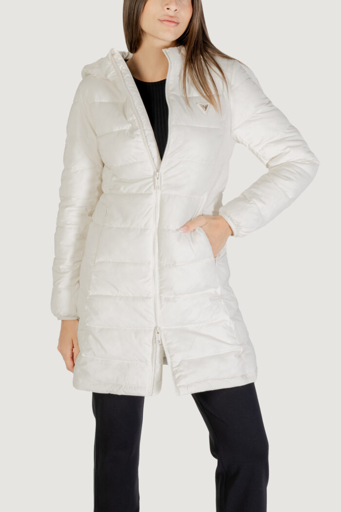 Piumino Guess Active NEW ALETA LONG PUFFER Panna – V4YL05 WF3X0