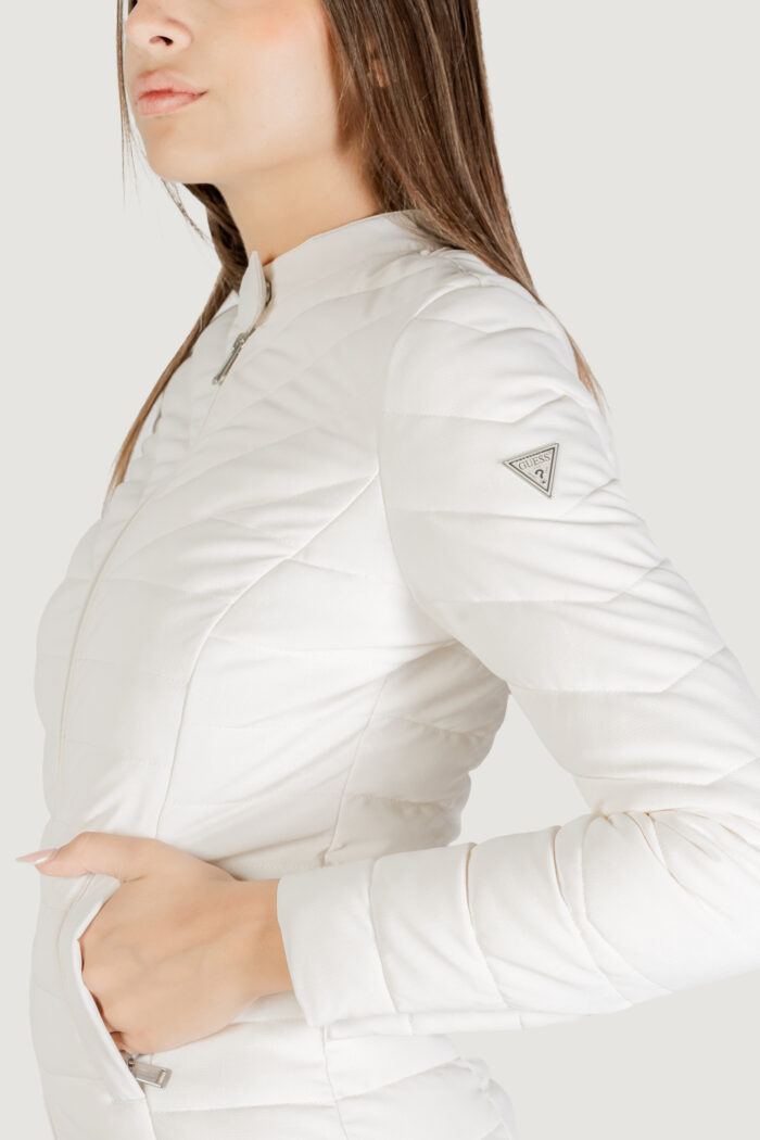 Piumino Guess NEW VONA STRETCH JACKET Avorio – W5YL13 WHDQ0