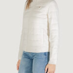 Piumino Guess Active SOLID HEAVY DIANN PUFFER JACKE Panna - Foto 4