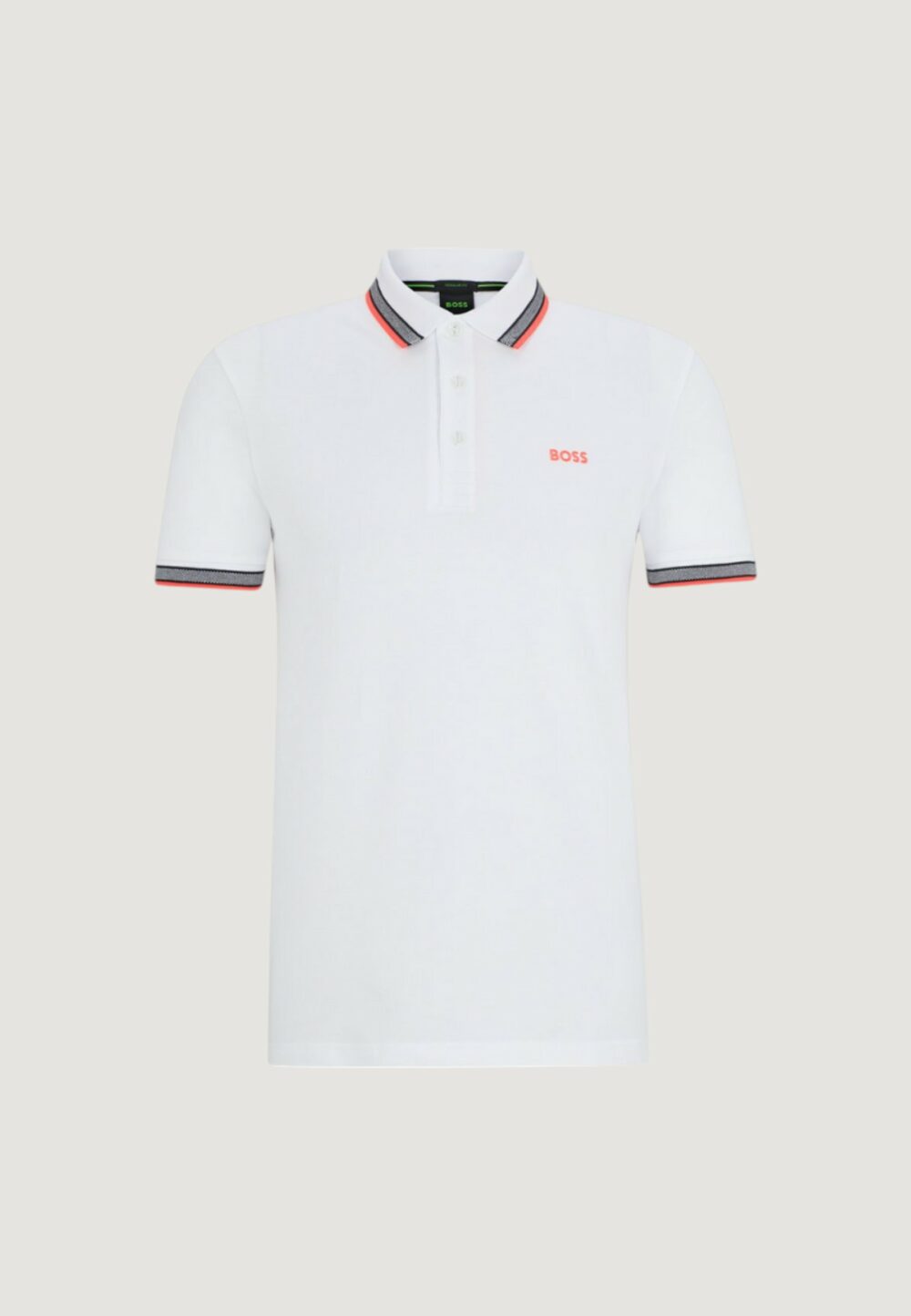 Polo manica corta Boss 10241663 Bianco - Foto 1
