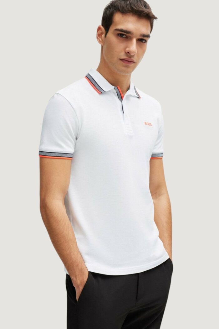 Polo manica corta Boss 10241663 Bianco