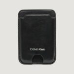 Portacarte Calvin Klein TECH ESSENTIAL LTHR PHONE CASE Nero - Foto 1