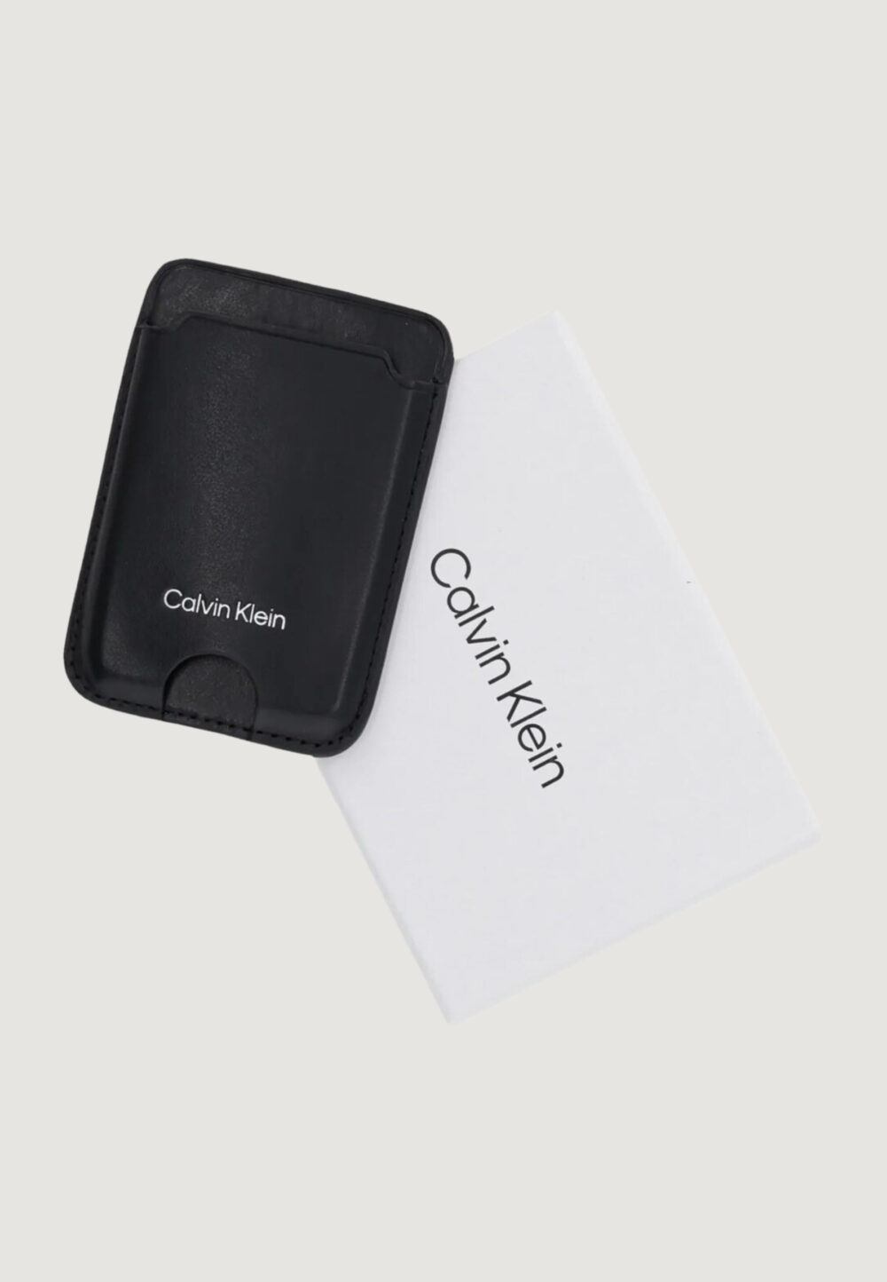 Portacarte Calvin Klein TECH ESSENTIAL LTHR PHONE CASE Nero - Foto 4