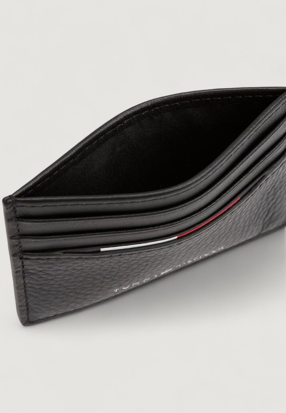 Portacarte Tommy Hilfiger TH CENTRAL CC HOLDER Nero - Foto 4